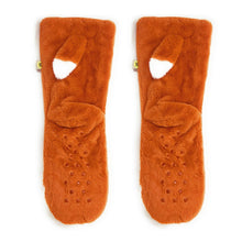 Load image into Gallery viewer, Fox Sakes | Women's Fluffy House Gripper Slipper Socks