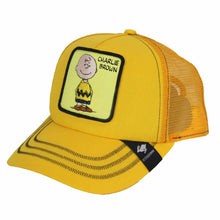 Load image into Gallery viewer, Charlie Brown Peanuts Adjustable Cotton Mesh Trucker Hat