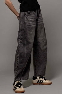 Time will Tell Barrel Jeans