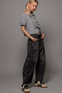 Time will Tell Barrel Jeans