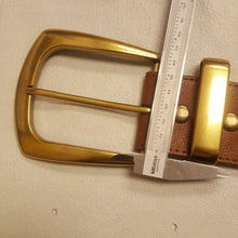 Load image into Gallery viewer, Wide width belt with Western Statement Buckle Loop Tip set
