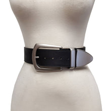 Load image into Gallery viewer, Wide width belt with Western Statement Buckle Loop Tip set
