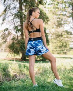 BLUE WAVE CAMO SKORT